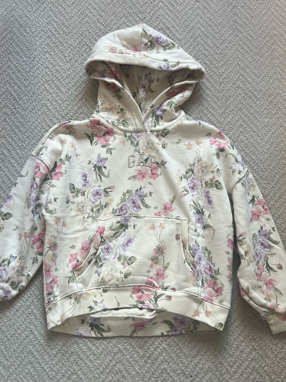 LoveShackFancy Gap Floral Sweatshirt 10